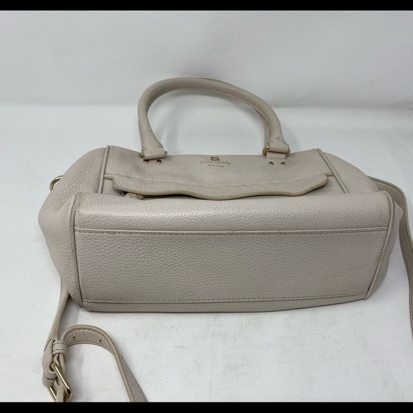 Kate Spade Grant Park Alida Shoulder Tote Wkru2640 In Moussfrost Taupe - Picture 16 of 16